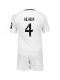 Real Madrid David Alaba #4 Replika Hemmakläder Barn 2024-25 Kortärmad (+ byxor)
